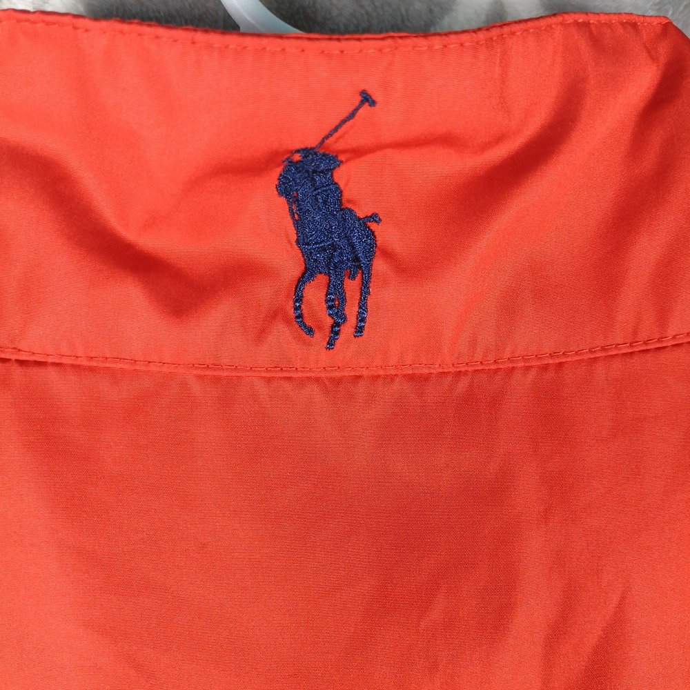 Polo Golf Ralph Lauren Vest Men XL Rust Orange Bandon Dunes Full Zip Performance - Picture 9 of 11